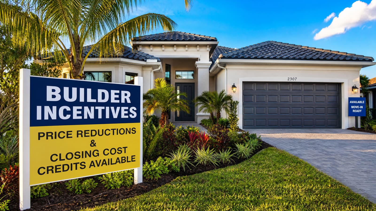 Builder Incentives in Cape Coral: What DR Horton, Lennar & Local Builders Are Offering (July 2026)